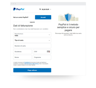 Paypal Step 1