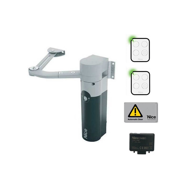 Kit para Puerta Batiente 1 Mono Hoja 1,8mt Walky 1024 BD NICE WALKY1024BDKCE