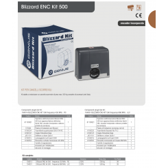 GENIUS Kit Automatisation Portail Coulissant BLIZZARD...