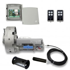 Garagen-Rollladenmotor-Set, 170 kg, mit Steuereinheit und...