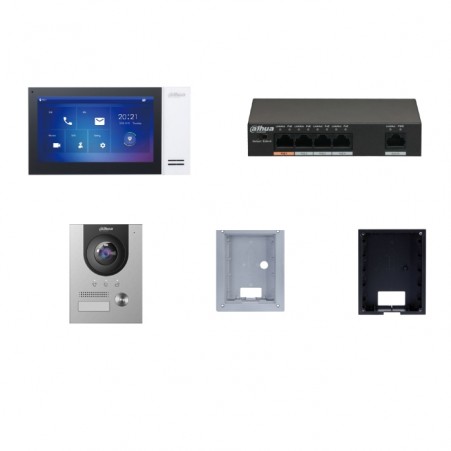 Kit de videoportero IP Videoportero Unifamiliar Dahua Ktp01F