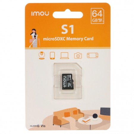 Memoria Memory Card Imou Sd Card 64Gb Classe 1 Dahua St2-64-S1