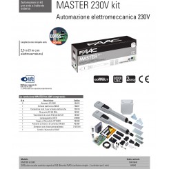 FAAC MASTER KIT 230V 104415445 Gate Automation Wing 3mt 2