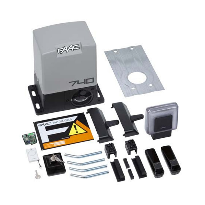 FAAC 740 DELTA 2 KIT 1056303445 Automatisme de portail coulissant 500kg 230v