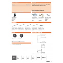 FAAC 746 PRAKTISCHES KIT – 6 verzinkte Zahnstangen für... 2