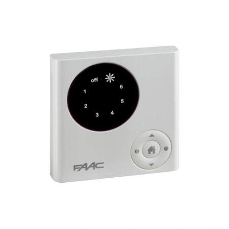 Transmetteur de télécommande murale Tmode 6 canaux FAAC TM XT6 SM 433 capteur 132123