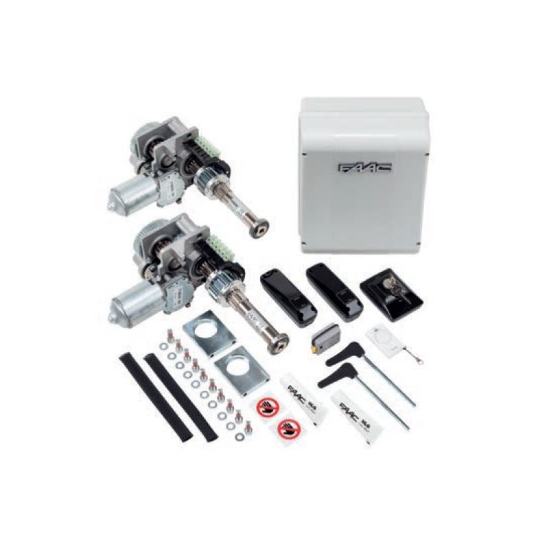 FAAC HIGH KIT 104250445 24-V-Schwenktorautomatisierung, integrierbar auf Säule