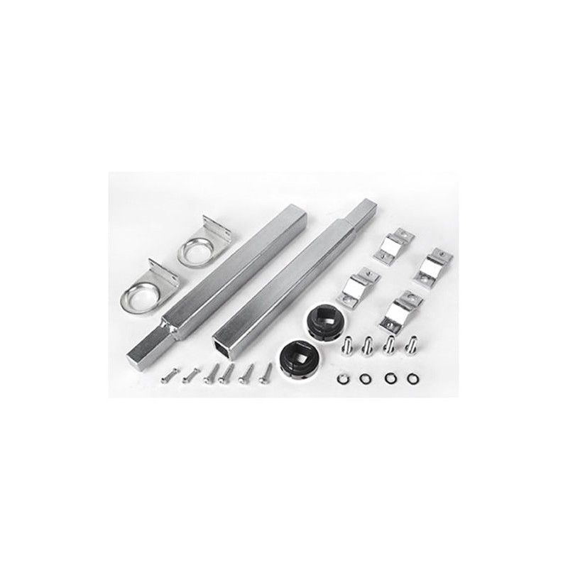 Quadratisches Übertragungsrohr, seitlicher Einbau für 580-Motor FAAC 390435