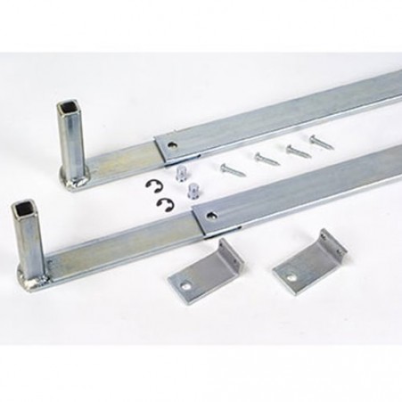Paquete Par Brazos Rectos Tubo Cuadrado Para Motor 580 FAAC 390432