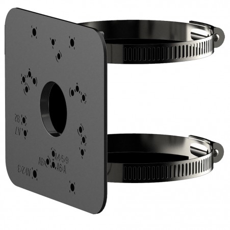 Adaptador Negro De Poste 126X114X20 Mm Dahua Pfa152-E-B