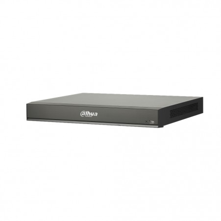 Grabador Nvr Ai 16 Ch Ip 24 Mp 2 Hdd 8 Puertos Poe Dahua Nvr5216-8P-I-L