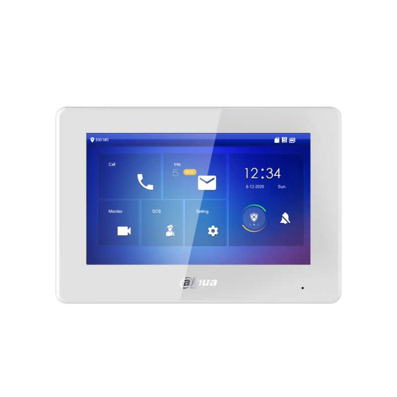 Moniteur interne d'interphone vidéo IP à deux...