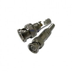 Connecteur BNC à vis mâle avec couvercle métallique pour...