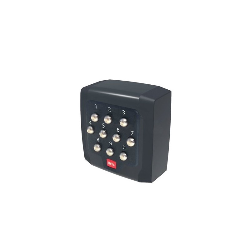 BFT Q.BO PAD P121025 Vandalensicheres Tastatur-Drucktastenfeld aus Edelstahl