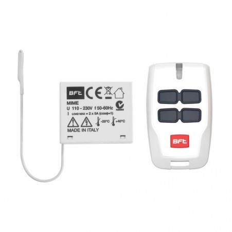 Receptor Radio Con Mando a Distancia BFT MIME AC KIT R400005