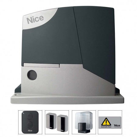 Kit de Automatización Motor Para Puertas Correderas ROAD NICE RDKCE RD400 400kg 24v