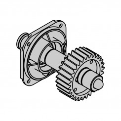 Langsame Welle für Falcon 14 15 20 GENIUS Ersatz 6020068