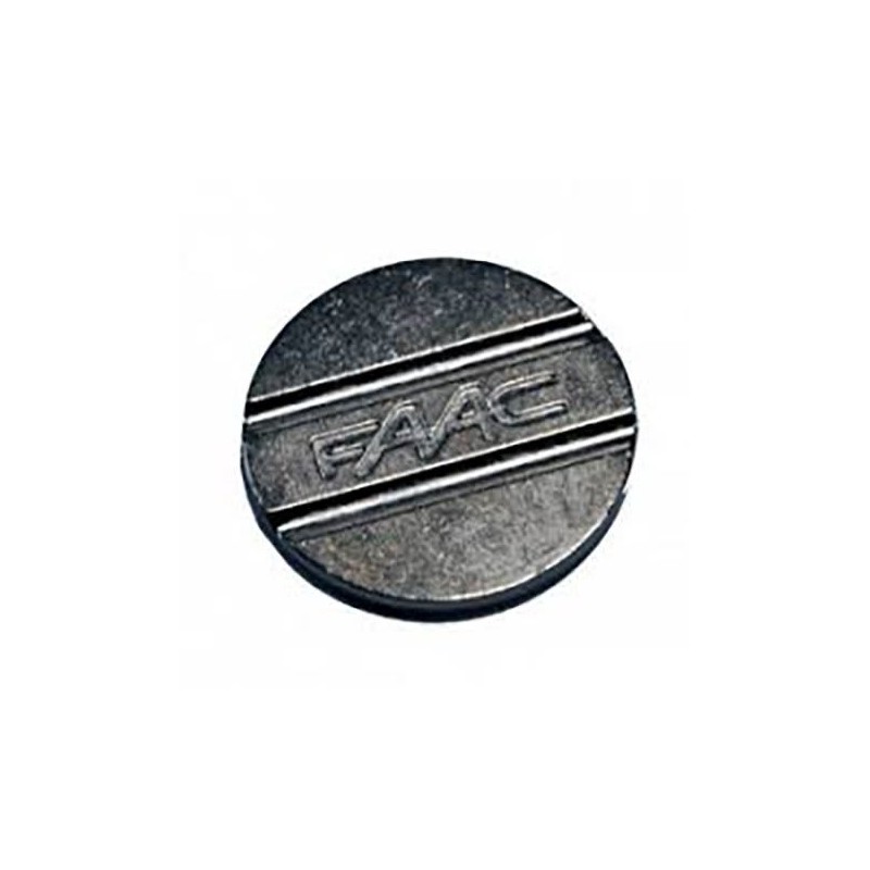 Ficha Personalizada D.28 Logo Nuevo FAAC 713305 Paquete 100 Piezas