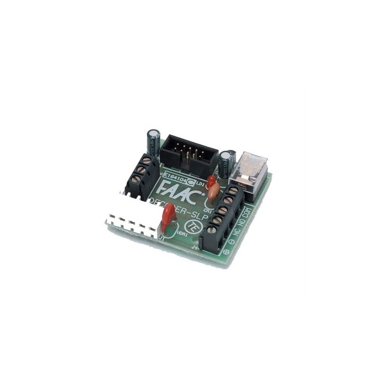 Programmierbarer Decoder mit FAAC SL 785523-Verpackung
