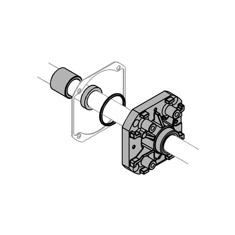 Flangia Anteriore Per S450H Ricambio FAAC 63000716