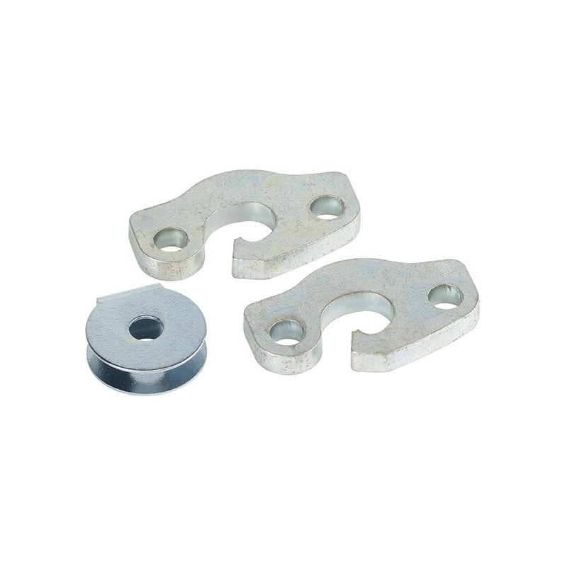 Packung mit Doppelaufsätzen für Feder B614, Originalersatzteil FAAC 490186