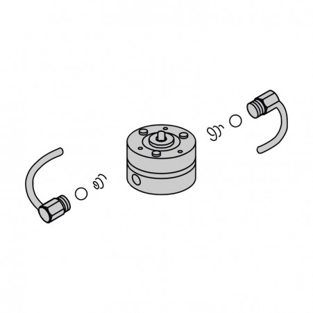 Ricambio tubo completo 400mm 63003344 per FAAC 415 L Ricambio tubo completo 400mm 63003344 per FAAC 415 L
