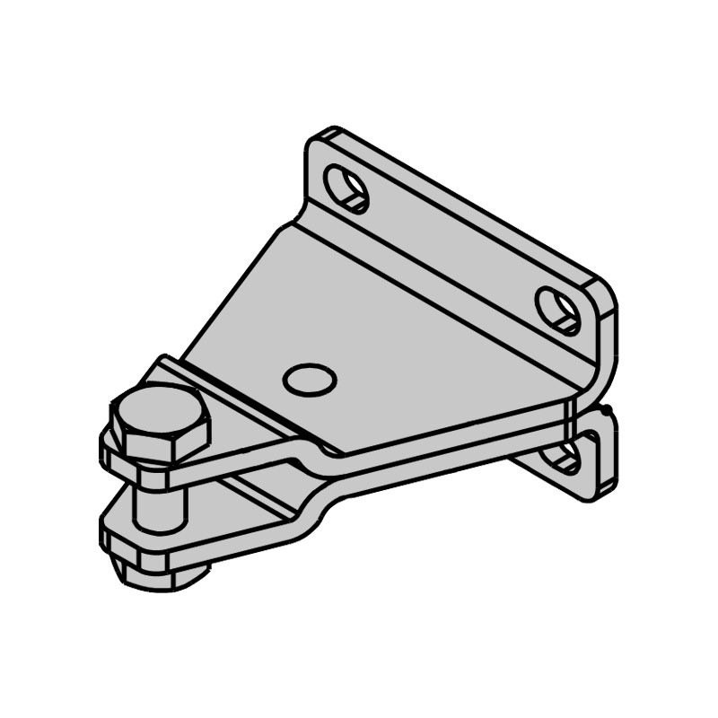 Fixation du support avant pour pièce de rechange S450H FAAC 63001945