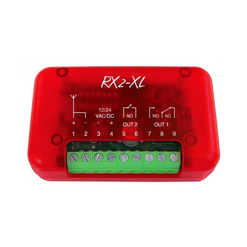 Récepteur Radio 2 Ch Universel Compatible 433,92 Mhz NOLOGO RX2-XL