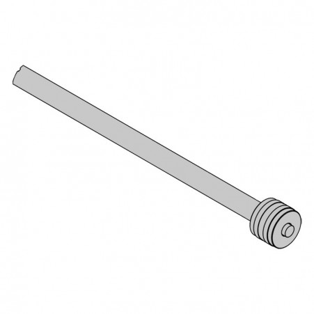 Piston riveté S450H FAAC pièce détachée 63000656