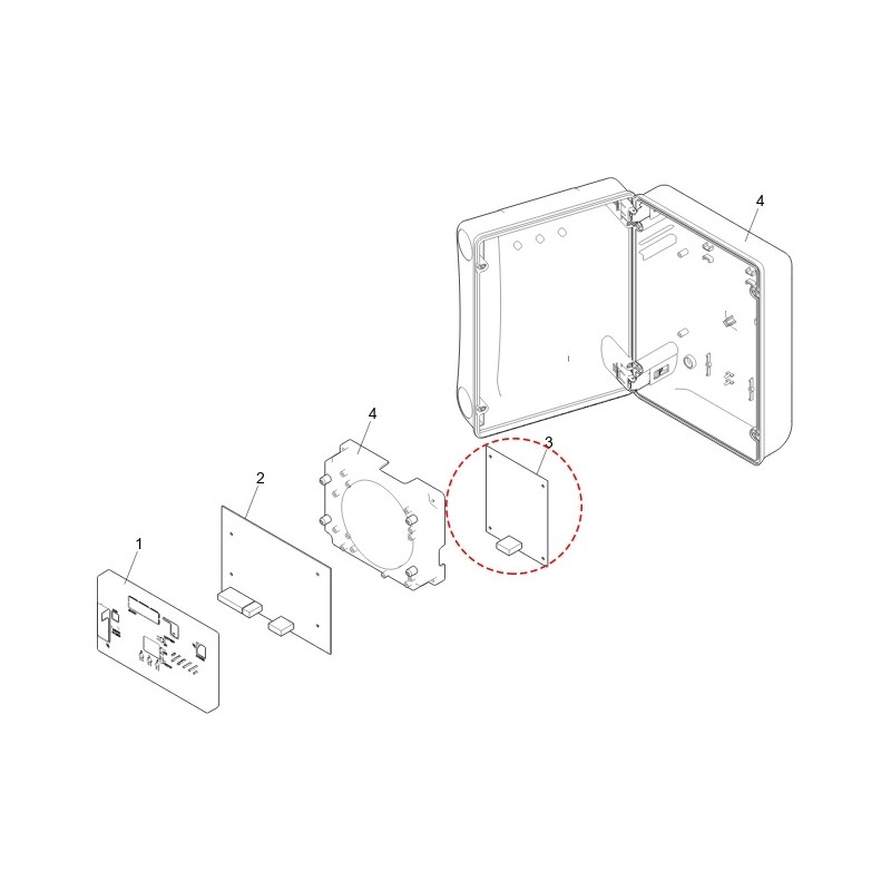 Unité d'alimentation à découpage pour pièce de...