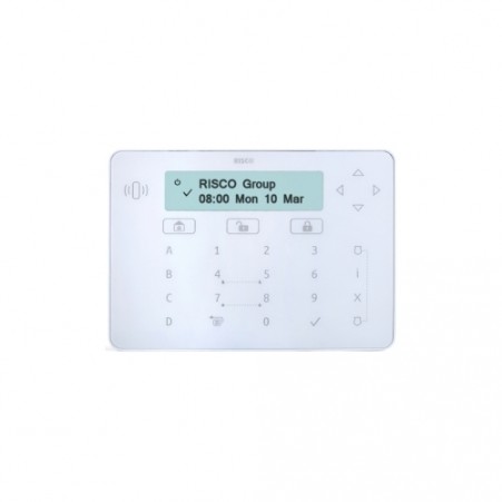 Tastiera Touch Bianca Per Lightsys Plus RISCO ELEGANT RPKELPWT000B