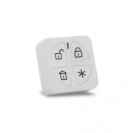RISCO RWX332KF800B Télécommande bidirectionnelle à 4 boutons à code roulant