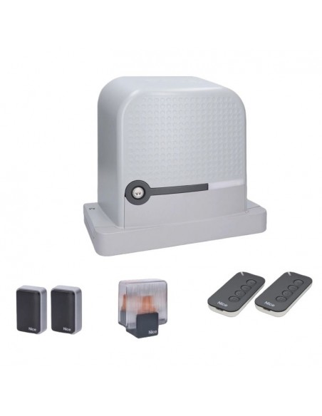 Kit Automazione Per Cancelli Scorrevoli ROBUS RBS 400 NICE RBS400BDKCE Fino a 400 kg 24v